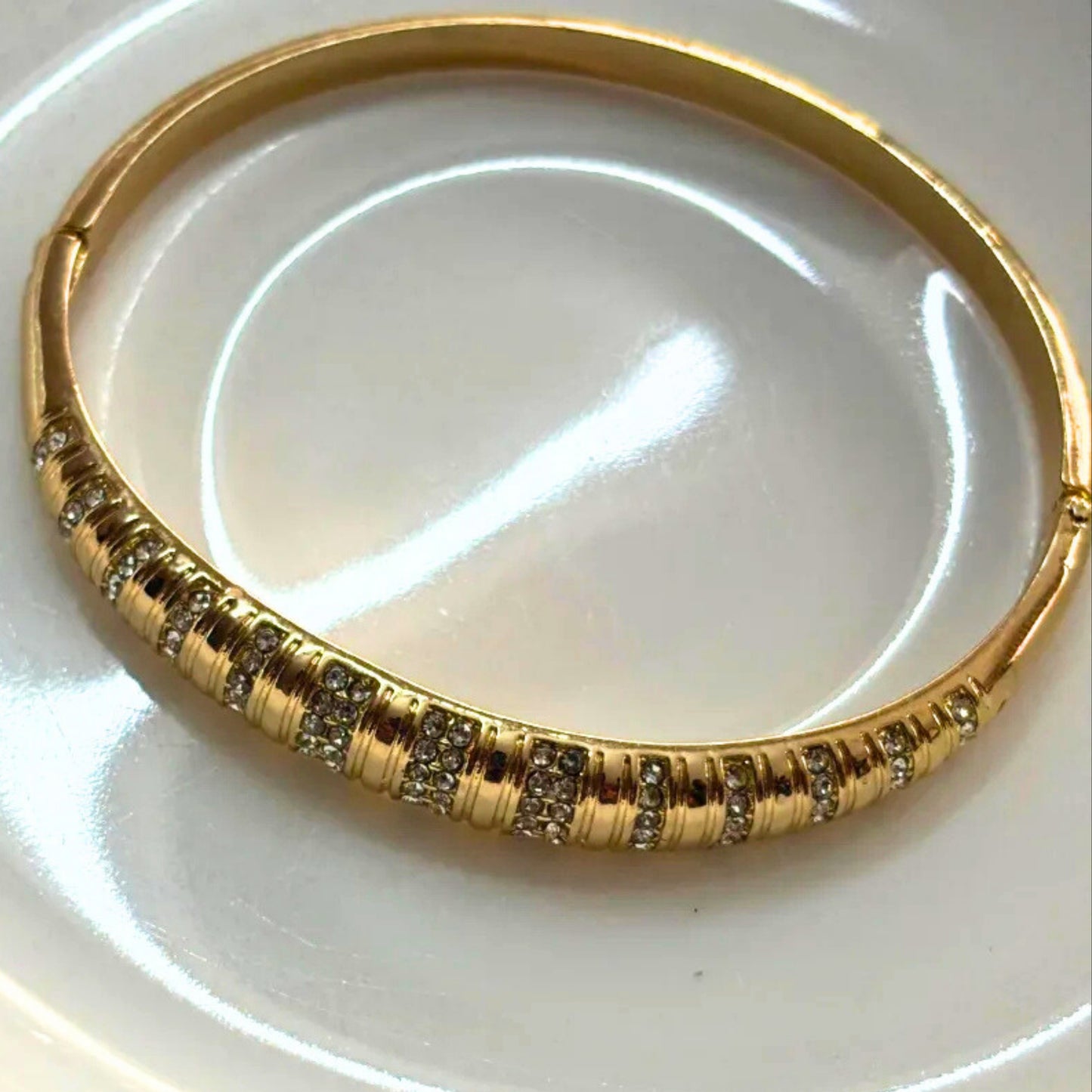 Anti-Tarnish Gold-Plated American Diamond Bracelet for Women | Premium Party Wear Kada