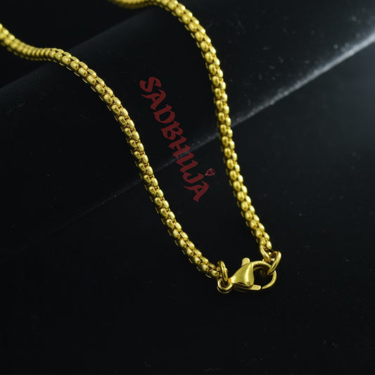 Premium Gold-Plated Om Pendant Necklace for Men