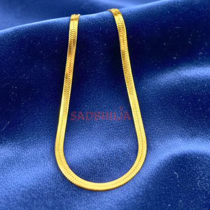 Gold Snake Necklace Chain for Women and Girls