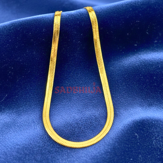 Gold Snake Necklace Chain for Women and Girls