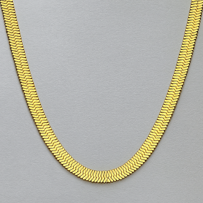 Gold Snake Necklace Chain for Women and Girls