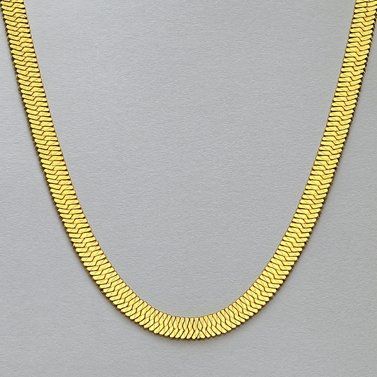 Gold Snake Necklace Chain for Women and Girls