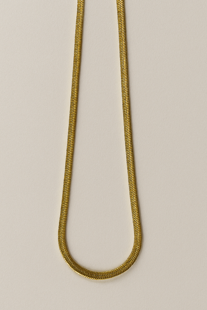 Gold Snake Necklace Chain for Women and Girls